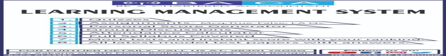 BACA classes for CA coaching, Kolkata